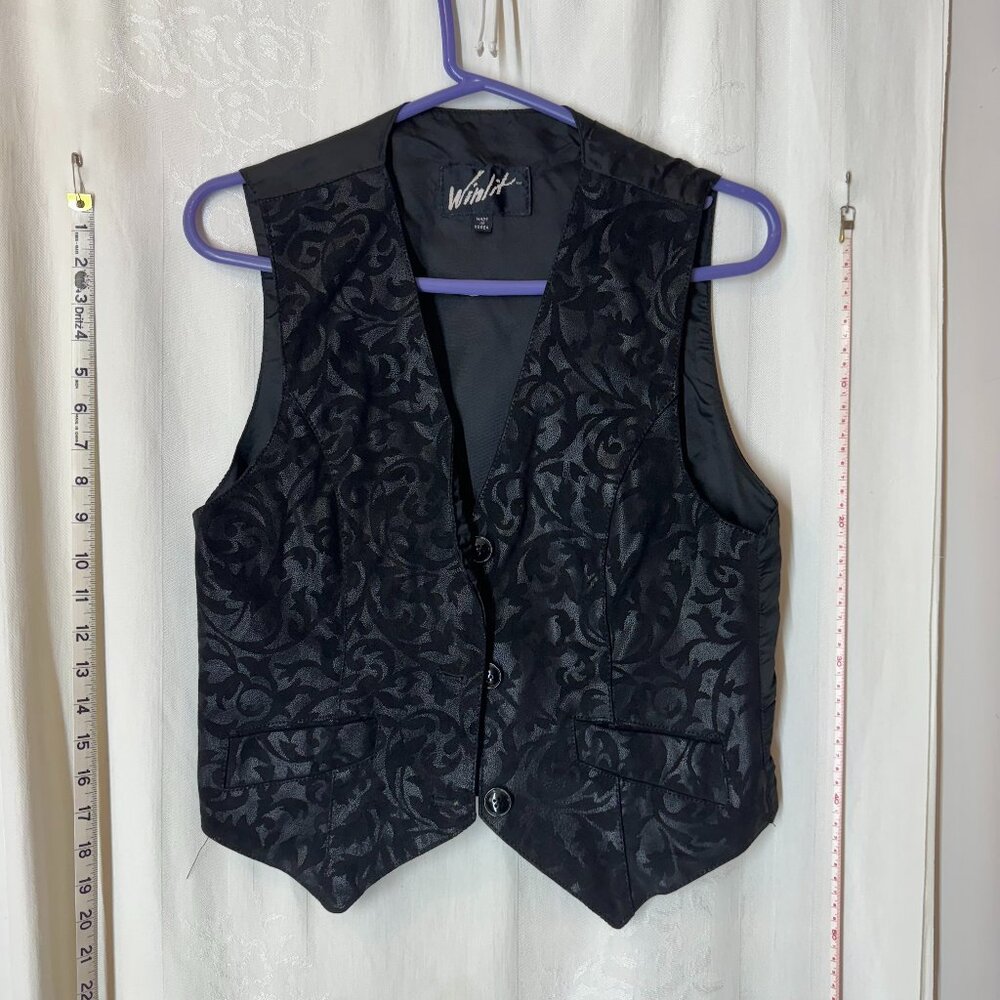 Vintage Winlit Women's Leather Vest